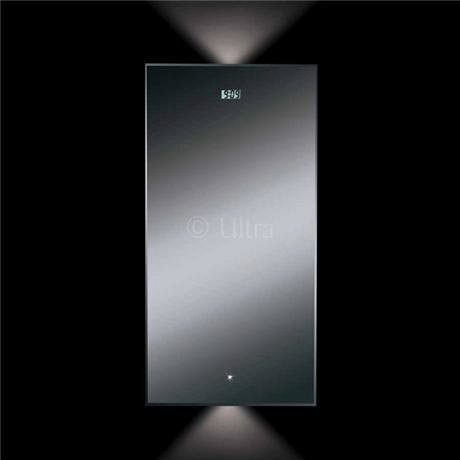 Ultra Elektra Backlit Touch Sensor Mirror with Digital Clock - LQ009