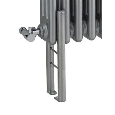 Ultra Floor Mounting Kit for Colosseum Radiators - High Gloss Silver - HXS00