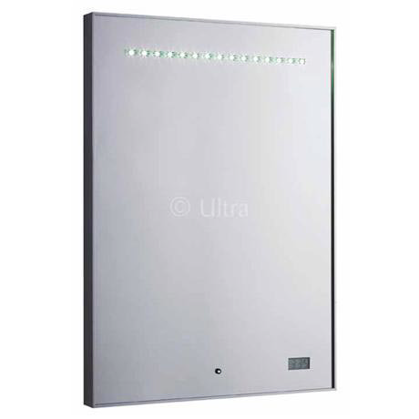Ultra Ignite LED Touch Sensor Mirror with Digital Clock  - LQ010