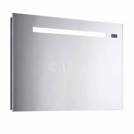 Ultra Lure Motion Sensor Backlit Mirror with Digital Clock and Shaver Socket - LQ008