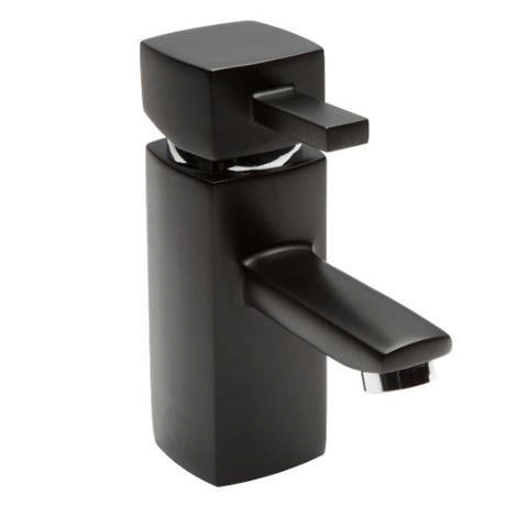 Ultra Muse Mono Basin Mixer with Pop-up Waste - Black - FJ735