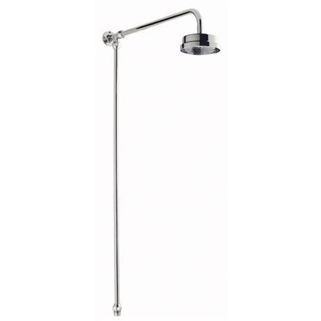 Ultra Rigid Riser with 5 Inch Shower Head - Chrome - JTY021