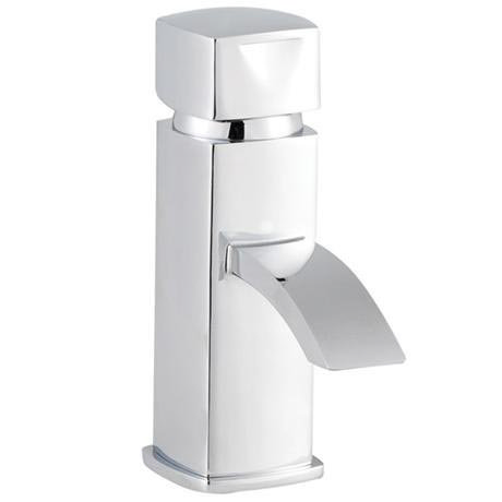 Series A Mono Basin Mixer with Push Button Waste - Chrome - ATY335