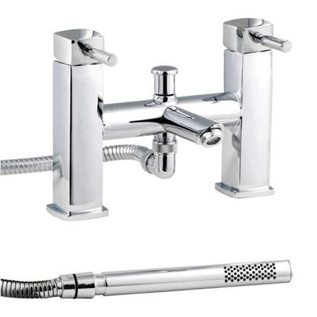 Series C Bath Shower Mixer with Shower Kit - Chrome - PT354