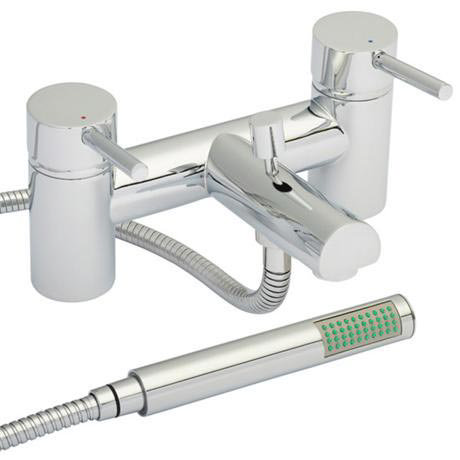 Series F II Bath Shower Mixer with Shower Kit - Chrome - FTY354