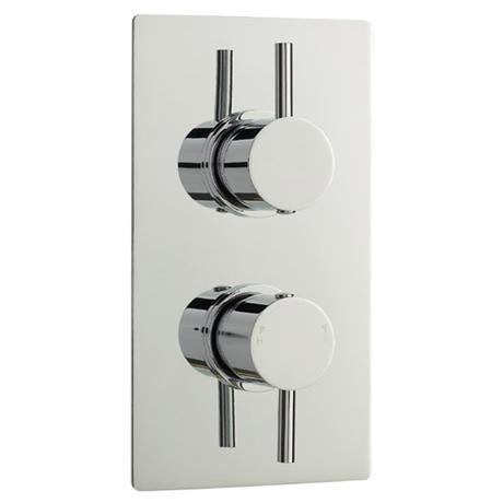 Series F II Twin Concealed Thermostatic Shower Valve - Chrome - JTY312