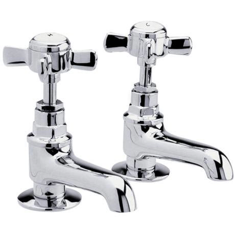 Traditional Basin Taps - Chrome - IJ321