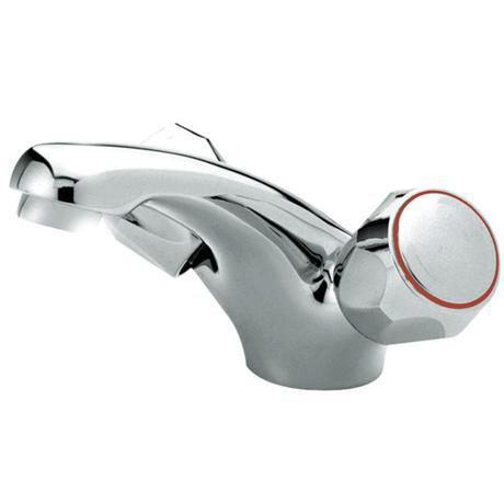 Ultra Solo Mono Basin Mixer with Push Button Waste - Chrome - CD305