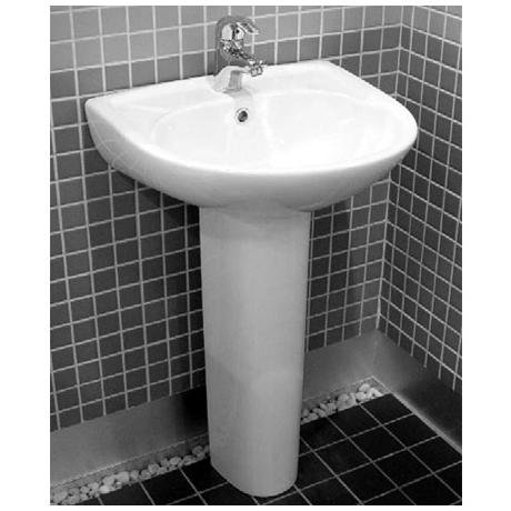 Valence Ceramic 500mm Basin and Pedestal
