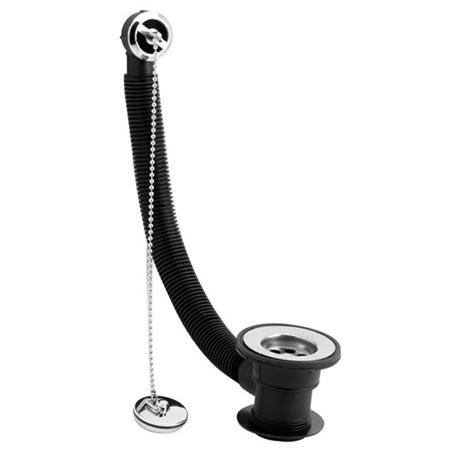 Ultra Vanity Basin Waste with Brass Plug - Chrome - E364
