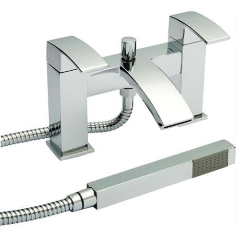 Ultra Vibe Bath Shower Mixer with Shower Kit - Chrome - VIB304