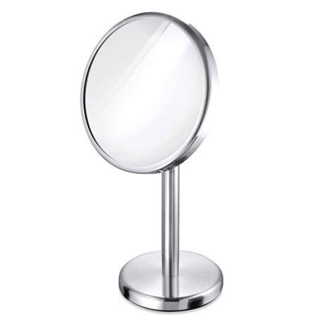 Zack Foccio Freestanding Mirror - Stainless Steel - 40285