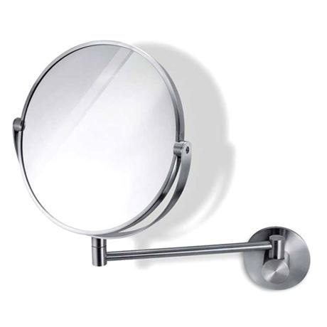 Zack Marino Swivelling Wall Mirror - Stainless Steel - 40224