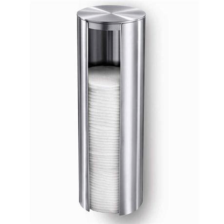 Zack Yara Wall Mounted Cotton Pad Dispenser - Stainless Steel - 40409