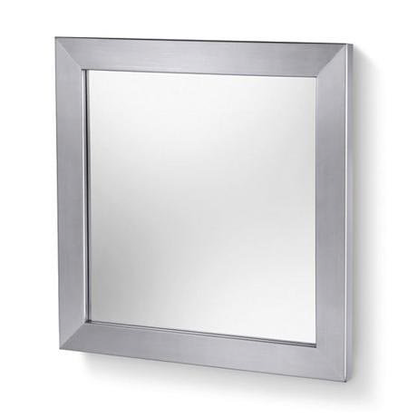 Zack Zenta Bathroom Mirror - Stainless Steel - 50675