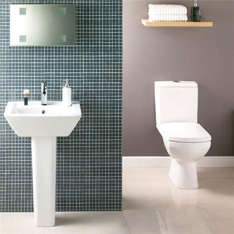 Zeto SP Ceramic 4 Piece 1TH Bathroom Suite  