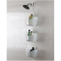 Umbra Bask White Hanging Bathroom Shower Tidy - White - 022360-670