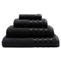 Catherine Lansfield - Egyptian Vicose Towel - Black - Various Size Options
