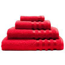Catherine Lansfield - Egyptian Viscose Towel - Red - Various Size Options