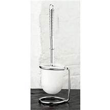 Omega Toilet Brush with Chrome Steel Stand - 0509057