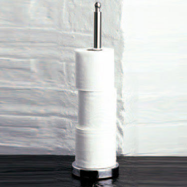 Chrome Toilet Paper Holder with Small Ball Detail