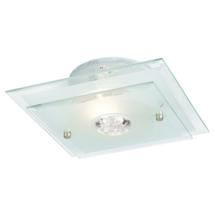 Endon - Square Two Tiered Glass Ceiling Light Fitting - 065-27