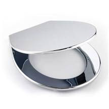 Wenko Prato WC Toilet Seat - Chrome - 111215100
