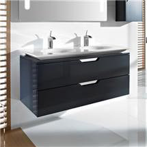 Roca - Kalahari-N 2 Drawer Vanity Unit with 1200mm Double Basin - 3 x Colour Options