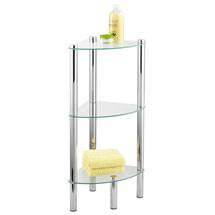 Wenko Yago Household and Bath 3 Tier Corner Shelf - Chrome - 15850100