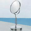 Omega Twist Round Bathroom Mirror