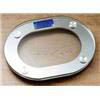 Glass & Chrome Oblong Bathroom Scale w/Backlight
