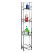 Slim Line 4 Tier Bathroom Storage Rack - Chrome - 1600533
