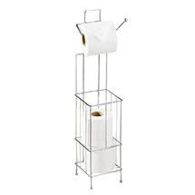 Chrome Toilet Roll Holder/Storer