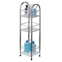 Chrome 3 Tier Bathroom Stand Small/Narrow - Freestanding - 1600730