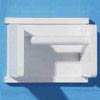 White Wooden Toilet Roll Holder