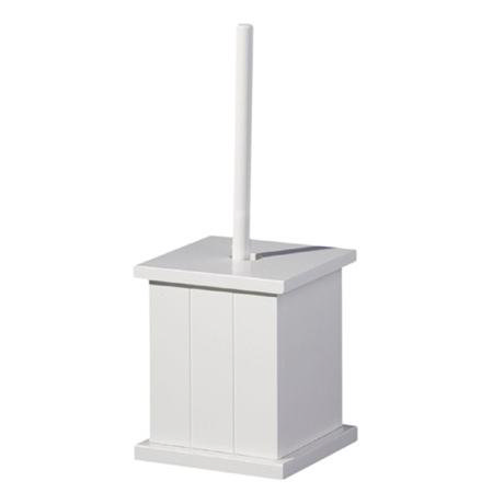 Best price for White Wooden Toilet Brush Holder with Brush 1600958