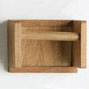 Walnut Wood Toilet Roll Holder