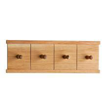 Walnut Wood 4 Peg Wall Hanger - 1600975