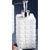 Square White Ceramic Soap Dispenser w/Risen Square Design