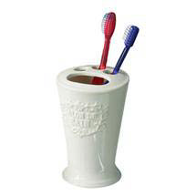 Traditional 'Salon De Bain' Ceramic Toothbrush Holder