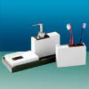 3 Piece Rectangle Ceramic Bathroom Set