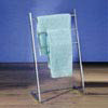 Chrome Floorstanding 3 Bar Tubular Sloping Towel Stand