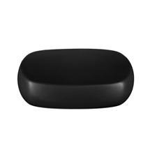 Matt Black Stoneware Soap Dish - 1601326