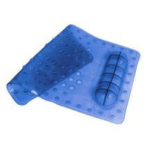 Vinyl Massage Bath Mat - 410 x 660mm - Blue - 1605020