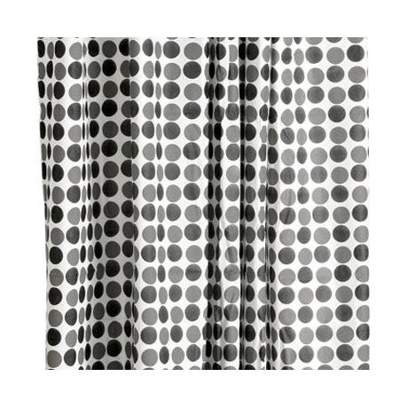 Black Circle Shower Curtain - 1605206
