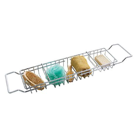 3 Compartment Chrome Bath Rack