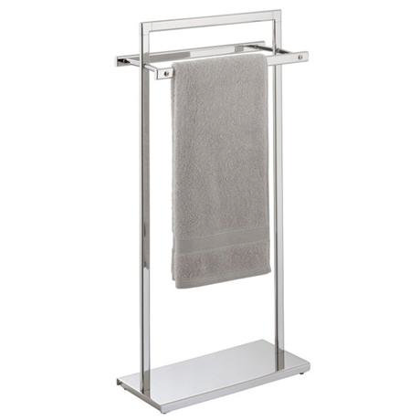 Wenko Venice Towel and Clothes Stand - Chrome - 16929100