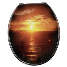 Wenko Sunset MDF Toilet Seat - 17490100