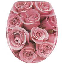 Wenko Rose Bouquet Duroplast Toilet Seat - 17653100