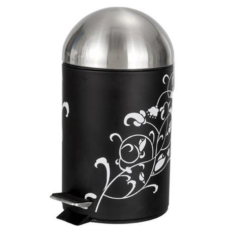Wenko Ornamento Bianco Pedal Bin - Stainless Steel - 17666100